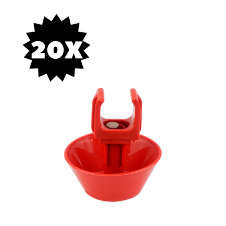 TavPet Yaylı Nipel Suluk Çanağı 20 Adet