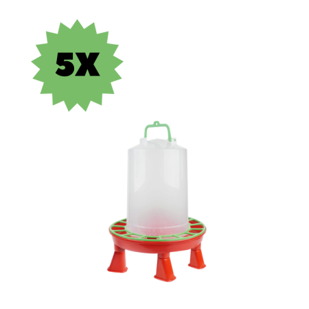 TavPet Tavuk Suluğu 6 Lt Ayaklı 5 Adet