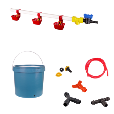 TavPet Nipel Tavuk Suluğu 20 Lt Depolu Dilli Çanaklı (Set/11)