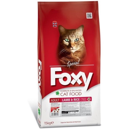 Foxy Kuzu Etli Yetişkin Kedi Maması 15 Kg
