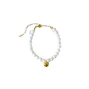 Coco Pet İncili Kedi Kolyesi