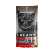 Prochoice Creamy Kediler İçin Tuna Balığı, Kızılcık ve Kedi Otlu Sıvı Ödül Maması 4x15 gr