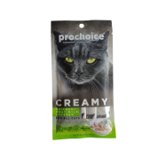 Prochoice Creamy Kediler İçin Tavuklu, Keçi Sütlü ve İstridyeli Sıvı Ödül Maması 4x15 gr 