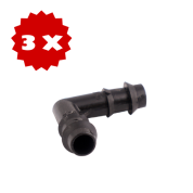 TavPet Hortum Dirsek Eki 16 mm (Nipeller İçindir) 3 Adet