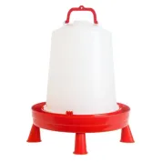 TavPet Plastik Tavuk Suluğu Ayaklı 12 Lt Asılabilir Alttan Dolum Tapalı