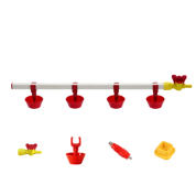 TavPet Nipel Suluk Sistemi 30 Tavukluk 80 cm 4 Nipelli Yaylı Çanaklı