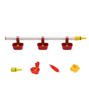 TavPet Eko Nipel Suluk 60 cm 3 Nipelli  Dilli Çanaklı 20 Tavukluk