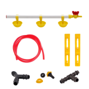 TavPet Nipel Suluk Sistemi Montaj Aparatlı Yaylı Çanaklı Civciv Nipeli 60 cm