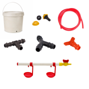 TavPet Nipel Tavuk Suluğu 20 Lt Depolu Askılı Çanaklı (Set/1)