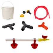 TavPet Nipel Tavuk Suluğu 20 Lt Depolu Yaylı Çanaklı (Set/3)