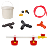 TavPet Nipel Tavuk Suluğu 20 Lt Depolu Dilli Çanaklı (Set/5)