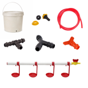 TavPet Nipel Tavuk Suluğu 20 Lt Depolu Askılı Çanaklı (Set/13)