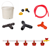 TavPet Nipel Tavuk Suluğu 20 Lt Depolu Dilli Çanaklı  (Set/23)