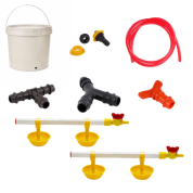 TavPet Nipel Civciv Suluğu 20 Lt Depolu Küçük Yaylı Çanaklı  (Set/26)