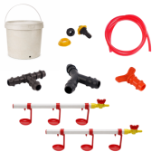 TavPet Nipel Tavuk Suluğu 20 Lt Depolu Askılı Çanaklı (Set/8)