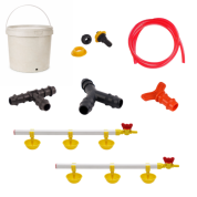 TavPet Nipel Civciv Suluğu 20 Lt Depolu Küçük Yaylı Çanaklı (Set/28)