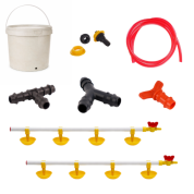 TavPet Nipel Civciv Suluğu 20 Lt Depolu Küçük Yaylı Çanaklı (Set/30)