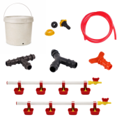 TavPet Nipel Tavuk Suluğu 20 Lt Depolu Dilli Çanaklı (Set/18)