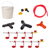 TavPet Nipel Tavuk Suluğu 20 Lt Depolu Askılı Çanaklı (Set/14)