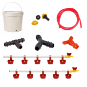 TavPet Nipel Tavuk Suluğu 20 Lt Depolu Dilli Çanaklı (Set/24)