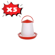 Tavuk Yemliği 3 Kg Üstten Dolum Askılı 5 Adet