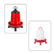 TavPet Ayaklı Tavuk Yemliği 12-15 Kg+Ayaklı Suluğu 12 Lt