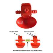 TavPet Otomatik Nipelsiz Çanak Suluk Elips Model
