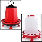 TavPet Tavuk Yemliği Ayaklı 15 Kg Eko Köşeli+Tavuk Suluğu Ayaklı 15 Lt Eko Köşeli Set
