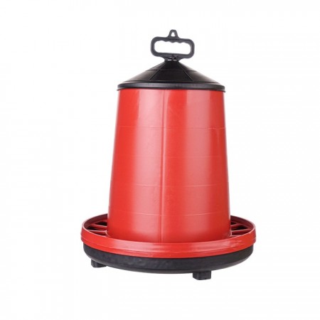 TavPet 12 Kg Plastik Tavuk Yemliği Üstten Dolum Askılı Kulplu 