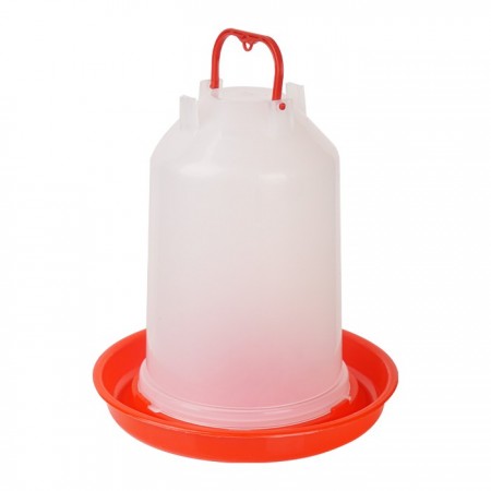 TavPet Şeffaf Plastik Tavuk Suluğu Alttan Dolum 5 Lt Askılı