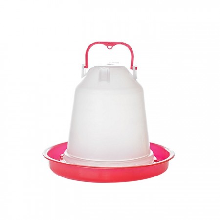 TavPet Şeffaf Plastik Tavuk Suluğu Alttan Dolum 3 Lt Askılı